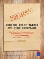 Portada de Geheime Profi-Tricks für Chef-Gespräche (Ebook)