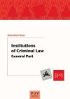 Institutions of Criminal Law