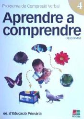 Portada de Aprendre a comprendre 4