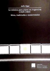 Portada de MUSICA PARA PIANO EN ARGENTINA,LA (1929-1983)