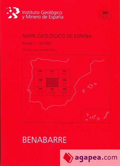 Mapa geológico de España, E 1:50.000. Hoja 289, Benabarre