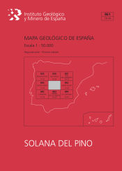 Portada de Mapa geológico de España. E 1:50.000. Hoja 861, Solana del Pino