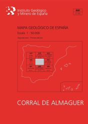 Portada de Mapa geológico de España escala 1:50.000. Hoja 660, Corral de Almaguer