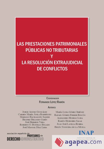 Prestaciones patrimoniales públicas no tributarias y la resolución extrajudicial de conflictos