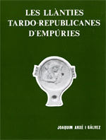 Portada de Les llànties tardo-republicanes d'Empuries