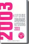 Portada de Informe Comunidades Aut&oacute;nomas 2003