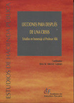 Portada de Lecciones para después de una crisis