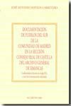 Portada de Documentación del pueblo del sur de la Comunidad de Madrid en la sección consejo real de Castilla del archivo general de Simancas