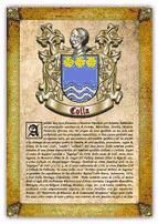 Portada de Apellido Colla / Origen, Historia y Heráldica de los linajes y apellidos españoles e hispanoamericanos (Ebook)