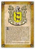 Portada de Apellido Cosp / Origen, Historia y Her&aacute;ldica de los linajes y apellidos espa&ntilde;oles e hispanoamericanos (Ebook)