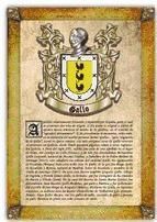 Portada de Apellido Gallo / Origen, Historia y Her&aacute;ldica de los linajes y apellidos espa&ntilde;oles e hispanoamericanos (Ebook)