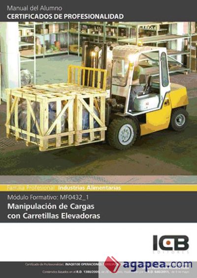 Manual Mf0432_1: Manipulación de Cargas con Carretillas Elevadoras (Inaq0108)