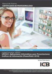 Portada de Manual Uf0323: Aplicaciones Informáticas para Presentaciones Gráficas de Información (Powerpoint 2010)