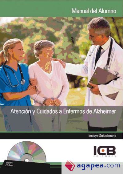 Manual con cd atención y cuidados a enfermos de alzheimer