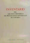 Inventario del Archivo Histórico Protocolos Notariales de Navarra