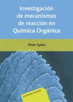 Portada de Investigación de mecanismos de reacción en química orgánica (Ebook)