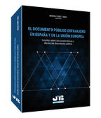 Portada de El documento público extranjero en España y en la Unión Europea (Ebook)