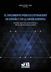 Portada de El documento público extranjero en España y en la Unión Europea