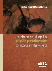 Portada de Estudio de los principales acuerdos precontractuales con modelos en inglés y español