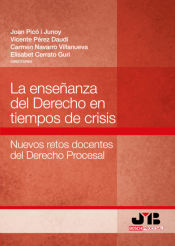 Portada de La enseñanza del Derecho en tiempos de crisis