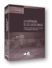 Portada de La suspensión de los juicios orales