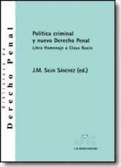 Portada de Política Criminal y nuevo Derecho Penal