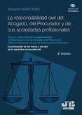 Portada de La responsabilidad civil del Abogado, del Procurador y de sus sociedades profesionales. Estudio (Ebook)