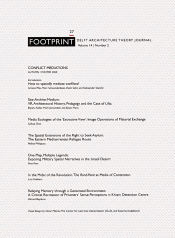 Portada de FOOTPRINT 27:CONFLICT MEDIATIONS