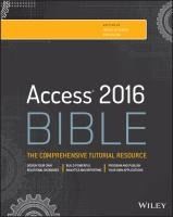 Portada de Access 2016 Bible