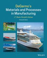 Portada de Degarmo's Materials and Processes in Manufacturing