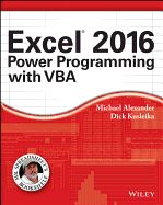 Portada de Excel 2016 Power Programming with VBA