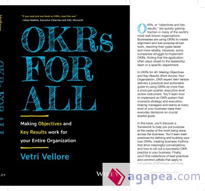 Okrs for All: Making Objectives and Key Results Work for Your Entire Organization