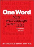 Portada de One Word That Will Change Your Life, Expanded Edition