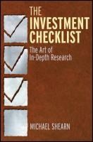 Portada de The Investment Checklist: The Art of In-Depth Research