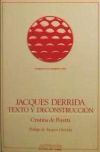 Jacques Derrida: texto y deconstrucción