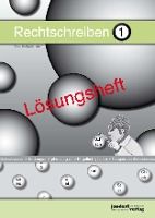 Portada de Rechtschreiben 1 (Lösungsheft)