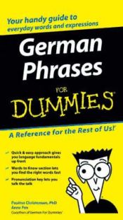 Portada de German Phrases for Dummies