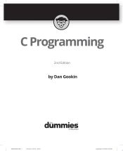 Portada de C Programming for Dummies