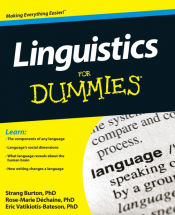 Portada de Linguistics For Dummies