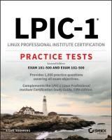 Portada de Lpic-1 Linux Professional Institute Certification Practice Tests: Exam 101-500 and Exam 102-500