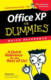 Portada de Microsoft Office XP for Windows for Dummies Quick Reference
