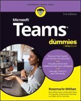 Portada de Microsoft Teams for Dummies