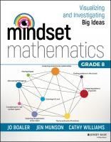 Portada de Mindset Mathematics: Visualizing and Investigating Big Ideas, Grade 8
