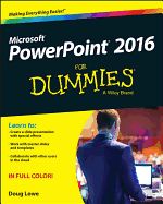 Portada de PowerPoint 2016 for Dummies