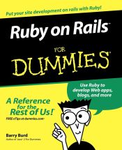 Portada de Ruby on Rails For Dummies