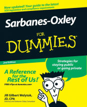 Portada de Sarbanes-Oxley for Dummies