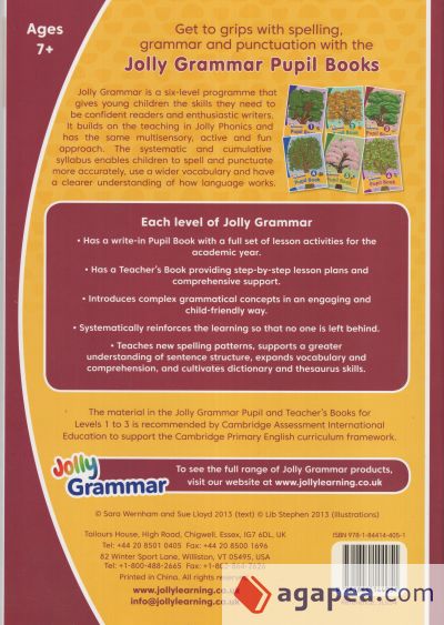Jolly Phonics: Grammar 3 Pupils Books