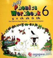 Portada de Jolly Phonics Workbook Y, X, Ch, Sh, Th