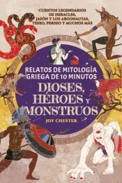 Portada de Relatos de mitología griega de 10 minutos- Dioses, héroes y monstruos