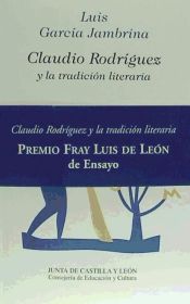 Portada de Claudio Rodríguez y la tradición literaria